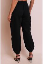 Calça sarja jogging super feminino -tamanho g