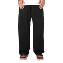 Calça Sarja Lost Skateboard Fit Preta Calça Sarja Lost Skateboard Fit Preta