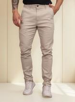 Calça Sarja Masculina Alfaiataria Bolso Embutido Premium