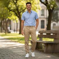 Calça Sarja Masculina Calca Masculino Com Lycra Elastano Modelo Esporte Fino