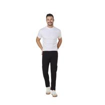 Calça Sarja Masculina Casual Cargo Reta Max Denim 11176 Preto Calça Sarja Masculina Casual Cargo Reta Max Denim 11176 Preto