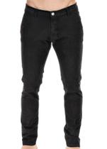 Calça Sarja Masculina Chino Slim Algodão C/ Elastano 240001B