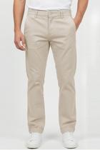 Calça Sarja Masculina Confortável Polo Wear Caqui