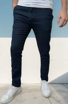 Calça Sarja Masculina Esporte Fino Alfaiataria Bolso Faca