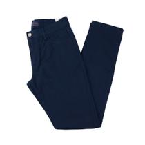 Calça Sarja Masculina Lado Avesso Marcello Slim Marinho - LH23868E Calça Sarja Masculina Lado Avesso Marcello Slim Marinho - LH23868E
