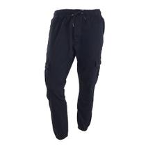 Calça Sarja Masculina Rock&Soda Jogger Cargo Preta - 46650