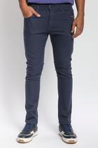Calça Sarja Masculina Skinny Básica Five Polo Wear Azul Escuro
