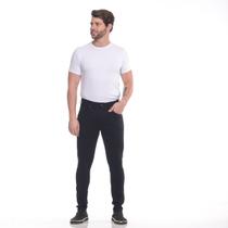 Calça sarja masculina skinny Calça báscia esporte fino