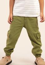 Calça Sarja Moletom Verde Bugbee Calça Sarja Moletom Verde Bugbee