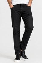 Calça Sarja Regular Básica Clássica Polo Wear Preto