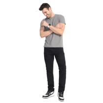 Calça Sarja Reta Biotipo Preta Slim Fit Masculina