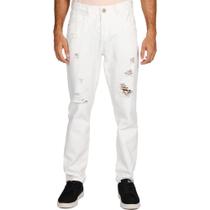 Calça Sarja Rock&Soda Masculina Relaxed Skinny Destroyed