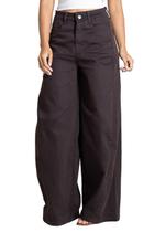 Calça Sarja Sawary Balloon - 283712 - marrom 40 Calça Sarja Sawary Balloon - 283712 - marrom 40