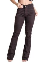 Calça Sarja Sawary Boot Cut - 283704 - marrom 40 Calça Sarja Sawary Boot Cut - 283704 - marrom 40