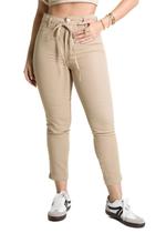 Calça Sarja Sawary Cropped - 281686 - AMARELO 40 Calça Sarja Sawary Cropped - 281686 - AMARELO 40