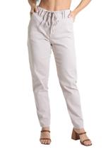 Calça Sarja Sawary Mom - 280308 Bege Calça Sarja Sawary Mom - 280308 Bege