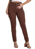 Calça Sarja Sawary Push Up - 282498 - Marrom 36