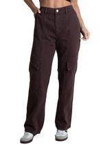 Calça Sarja Sawary Reta Petit - 283013 - marrombr 44 Calça Sarja Sawary Reta Petit - 283013 - marrombr 44