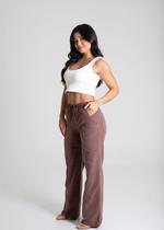 Calça Sarja Sawary Wide Leg - 280050 Calça Sarja Sawary Wide Leg - 280050