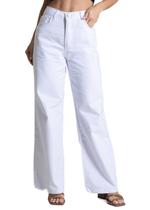 Calça Sarja Sawary Wide Leg Petit - 283151 - Brancobr 42 Calça Sarja Sawary Wide Leg Petit - 283151 - Brancobr 42
