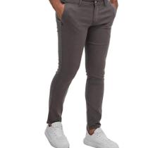 Calça Sarja Slim Masculina Essencial Ogochi 002510019 Chumbo