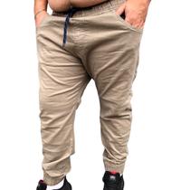 Calça sarja tamanho grande jogger masculina gangster Calça sarja tamanho grande jogger masculina gangster