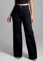 Calça sarja wide leg feminina sawary ref:275028 Calça sarja wide leg feminina sawary ref:275028