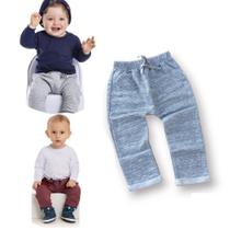 Calça Saruel Infantil Menino Moletinho 100% Algodão