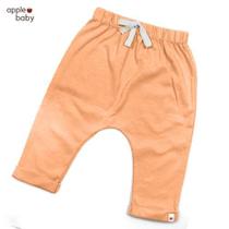 Calça saruel laranja damasco - basic apple baby