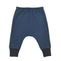 Calça Saruel Moletinho Azul - P ao GG - Bebê Menino Menina - SempreBebê