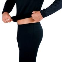 Calça Segunda Pele Térmica Masculina Inverno Extremo Neve Viagem Moto Esportes Lazer Preto