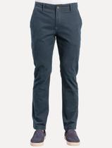 Calça Sergio K Masculina Chino Sarja Elastano Azul Marinho