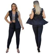 Calça Skinne Feminina Com Lycra Cos Alto