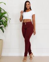 Calça Skinny Cintura Média Levanta Bumbum Ri19 Mulheres Altas Transforme Seu Look