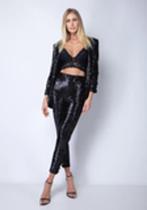 Calça Skinny com Botões 502CF000763 Tamanho M