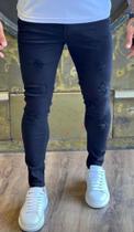 Calça skinny destroyed premium