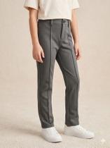 Calça Skinny em Suede Twill