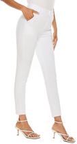 Calça Skinny Feminina iChosy de Cintura Alta Branca Calça Skinny Feminina iChosy de Cintura Alta Branca