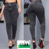 Calça Skinny Feminina Marmorizada Preta/Cinza/Chumbo Cintura alta lycra elastano modela bumbum lançamento Calça Skinny Feminina Marmorizada Preta/Cinza/Chumbo Cintura alta lycra elastano modela bumbum lançamento