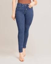 Calça Skinny Jeans Feminina Cintura No Lugar