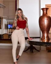 Calça Skinny Malha Pop