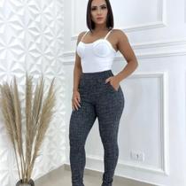 Calça Skinny Mescla Feminina