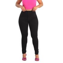 Calça Skinny preta com bastante Lycra Cintura Alta - 020677 Calça Skinny preta com bastante Lycra Cintura Alta - 020677