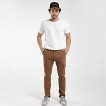 Calça Skinny Rock&Soda Masculina Cargo Conforto Dia a Dia