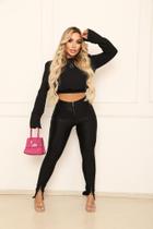 Calça skiny 3 zipers Calça skiny 3 zipers