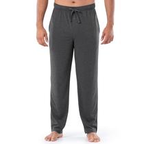 Calça Sleep Pant Fruit of the Loom para homens Jersey Knit Charcoal