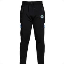 Calça Slim Fit Esportiva Grêmio Oficial Cor:PretoTamanho:M