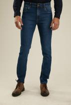 Calça Slim Jeans Escuro