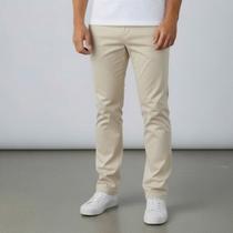 Calça slim malha areia Zatrick -