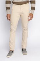 Calça slim masculina chino bege Calça slim masculina chino bege